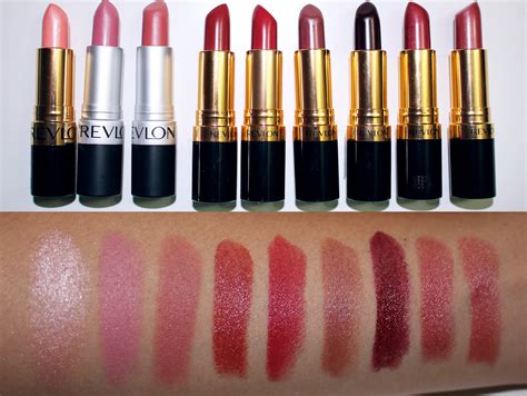 revlon super lustrous matte lipstick swatches